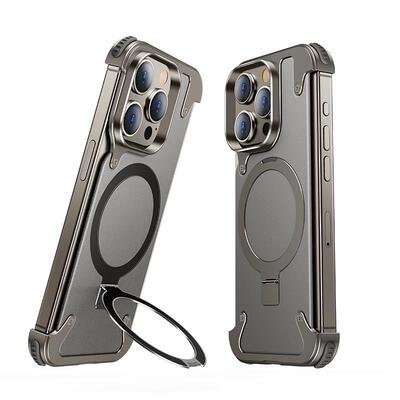 派凡适用华为pura70ultra手机壳真皮保护套p70Pro+系列金属边框半包2024新款高级外壳带磁吸支架男士创意皮套