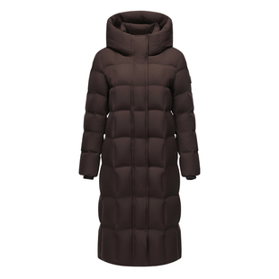 坦博尔25年冬季新款鹅绒长款羽绒服女士保暖加厚高品质高定款外套