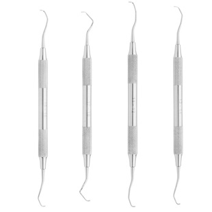 新华医疗牙周刮治器双头实心圆柄牙结石去除器剔除牙垢牙齿洁牙器