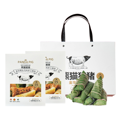 熊猫猪猪庄园两头乌鲜肉粽子蜜枣