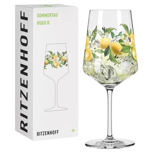 德国Ritzenhoff瑞森哈夫 夏日露水水晶玻璃鸡尾酒杯高脚开胃酒杯