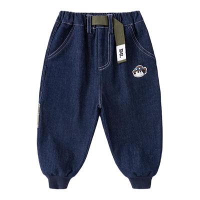 [软牛仔]宝宝牛仔裤秋冬男童裤子冬季长裤冬装儿童童装休闲裤加绒