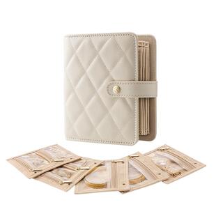 VLANDO唯兰朵新款首饰收纳包袋防氧化饰品黄金收纳书册便携式精致