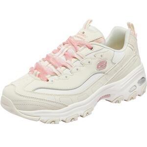 Skechers斯凯奇蕾丝熊二代欧根纱运动鞋秋女鞋厚底增高拼色老爹鞋