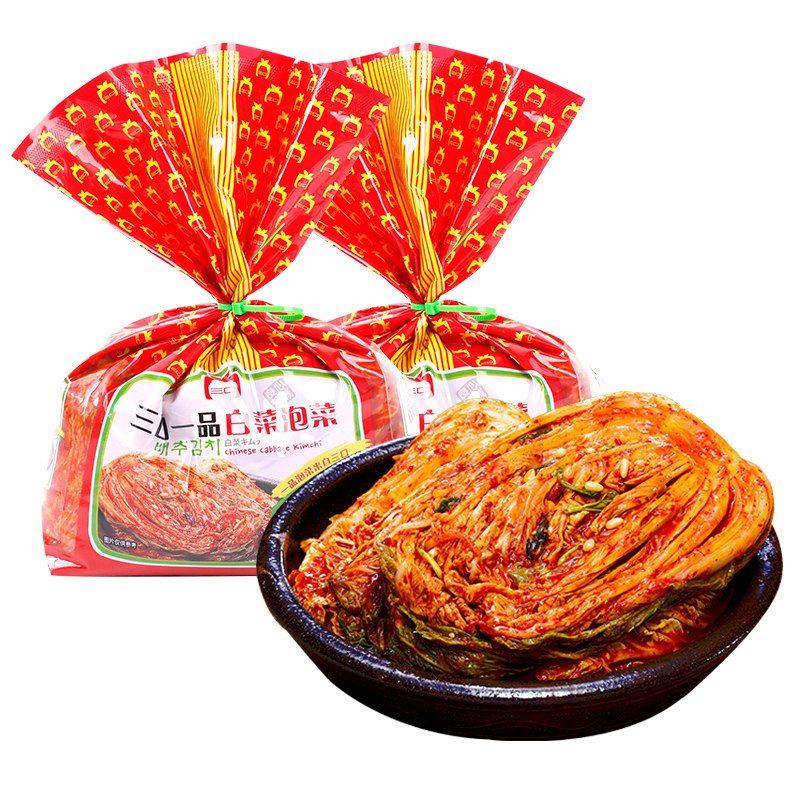 三口一品韩国小萝卜辣白菜泡菜