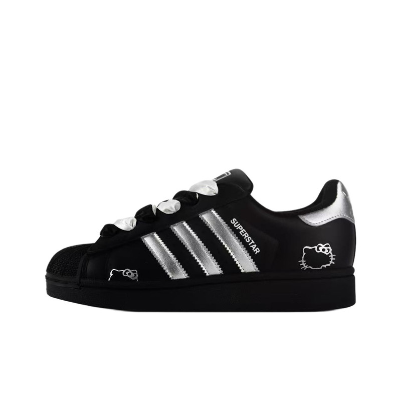球鞋定制adidas originals Superstar 2 月光喵 贝壳低帮男女板鞋