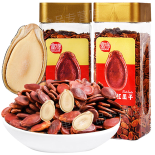 富锦甘草红西瓜子原味550X2罐大颗零食休闲坚果炒货年货送礼喜宴