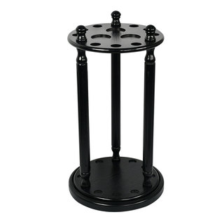 实木台球桌配件台球杆架扇形球杆架台球杆收纳架 罗马架4孔6孔8孔