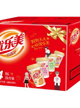 优乐美椰果奶茶Q弹送礼80g*24杯