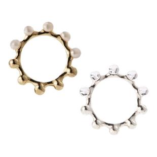 【新品】SOFTROOM海光系列双面水珠戒指女食指戒天然珍珠63OAKAVE