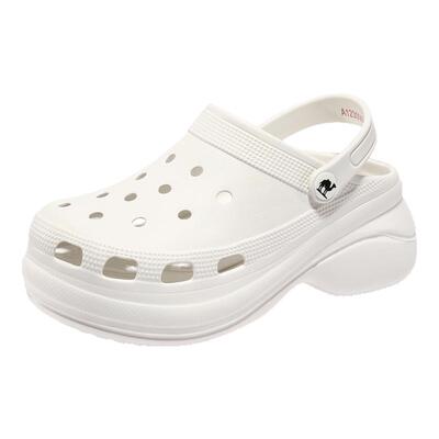 骆驼洞洞夏季软凉松糕鞋防滑