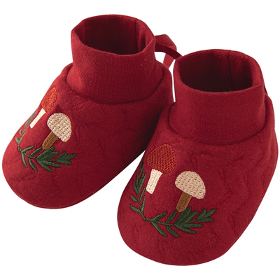 乖奇熊新生儿宝宝夹丝棉护脚套