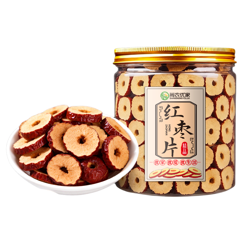 尚农优家红枣片干新疆无核枣圈