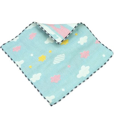 纯棉六层纱布大方巾吸水不易掉毛