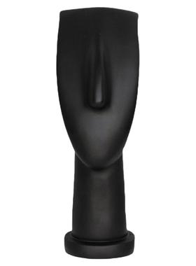 树脂样板房售楼部客厅黑白色摆件