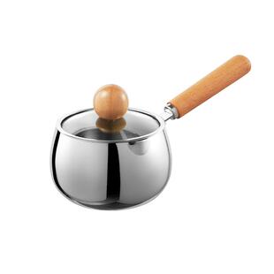 plodon浦利顿婴儿宝宝奶锅316L不锈钢小奶锅辅食锅多功能煎煮一体