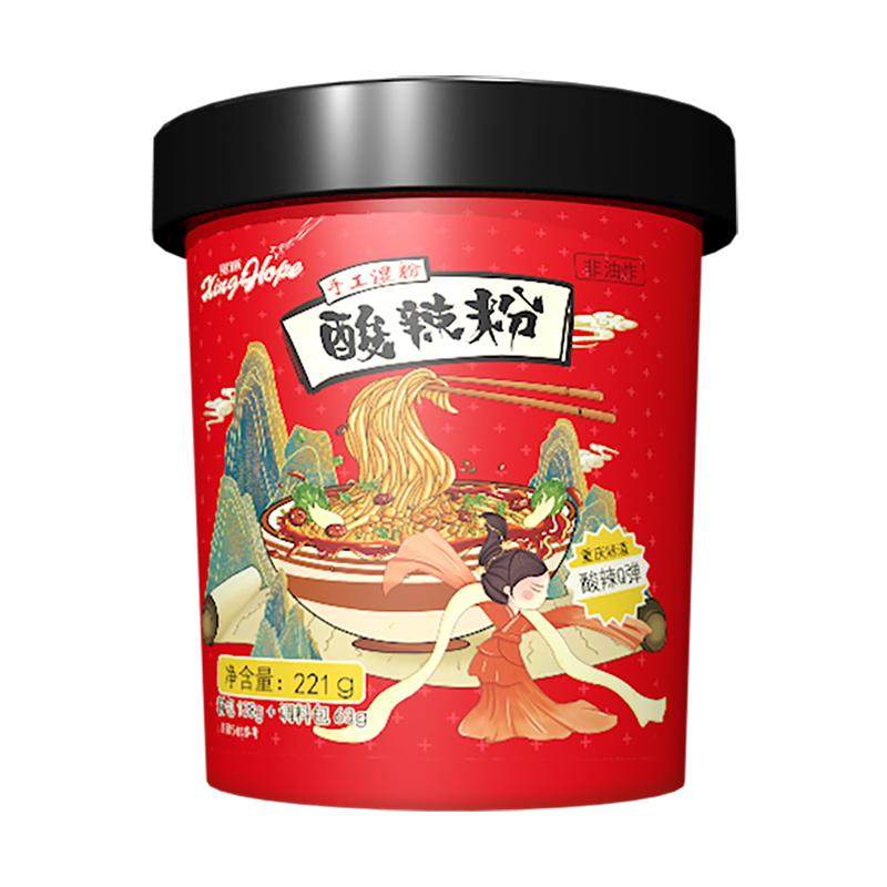 星逅酸辣粉桶装粗粉湿粉红薯粉方便粉丝米线速食懒人重庆小吃夜宵