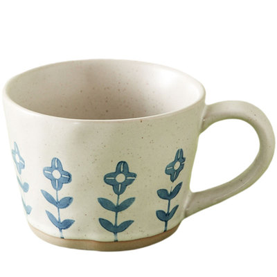 肆月日式复古陶瓷茶杯