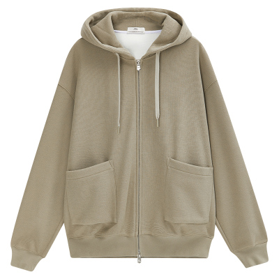 华夫格连帽卫衣男高端潮流