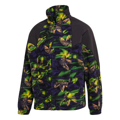 Adidas/阿迪达斯正品三叶草男子保暖摇粒绒运动茄克外套GE0799
