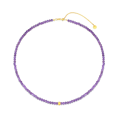 上岸紫水晶九紫离火天然项链