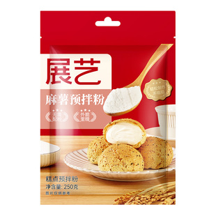 展艺麻薯面包预拌粉250g手指麻薯包糕点糯米家用专用烘焙原材料