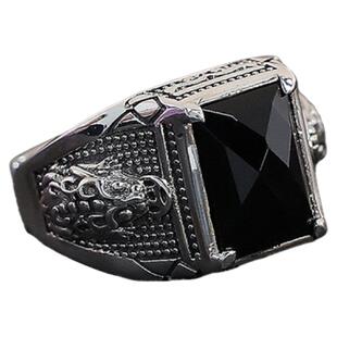 925银玛瑙蟾蜍戒指女民族风指环高级感装饰小众设计尾戒女