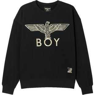 【经典款】BOYLONDON春季情侣款上衣休闲百搭潮牌纯棉卫衣N03909