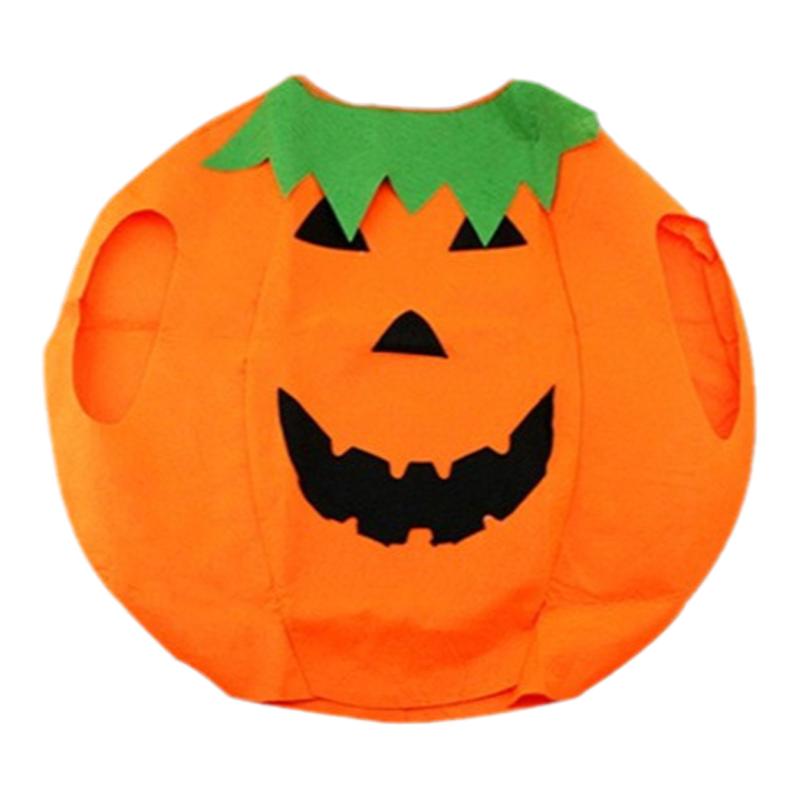 万圣节儿童幼儿园亲子无纺布南瓜衣服装饰成人化妆舞会表演出装扮