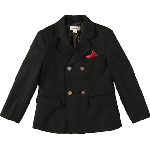 IVY HOUSE常春藤儿童装男童秋 西服羊毛西装外套绅士演出礼服正装