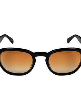 玛士高moscot日落色墨镜男女复古潮lemtosh渐橙黄色太阳镜 配近视