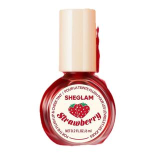 日本采购sheglam美式复古唇颊多用途染唇腮红液提升气色显白 滋润