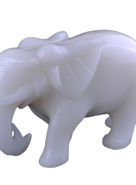 客厅大象摆件天然玉石吸水