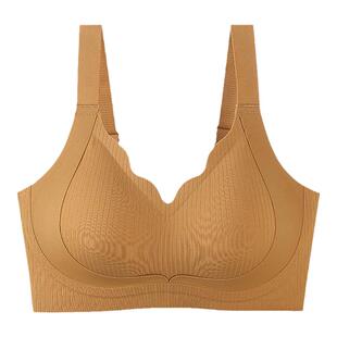 无痕内衣女大胸显小胸聚拢调整型收副乳防下垂大码运动薄款文胸罩