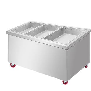 衢州鸭头售卖台展示柜制冷制热现捞鸭脖卤菜车卤肉熟食分拣凉菜台