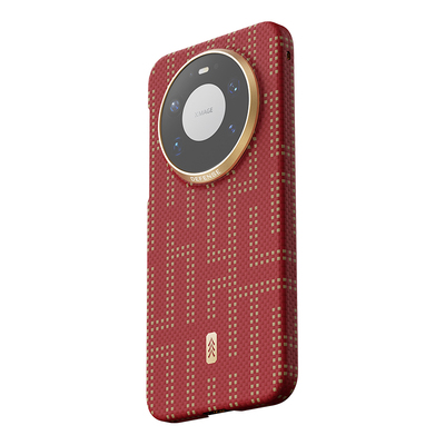 启.万疆红 华为DFH认证」决色适用华为mate80promax手机壳新款超薄芳纶纤维凯夫拉80Pro全包磁吸商务保护套男