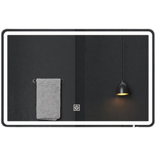 220v带插头浴室化妆镜子灯触摸感应开关无极调光玻璃粘贴灯带智能