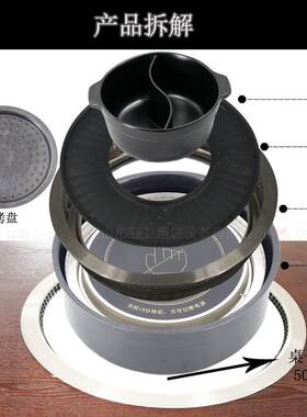 亚卫3500W 可以火锅，烧烤，烤涮一体的升级款530D型号烤涮一体炉