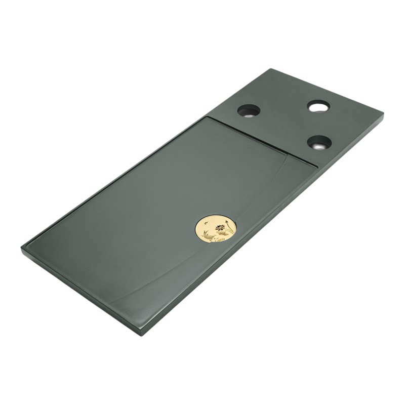 天罗绿石茶盘套装全自动一体电磁炉茶台烧水壶茶炉整套家用茶具