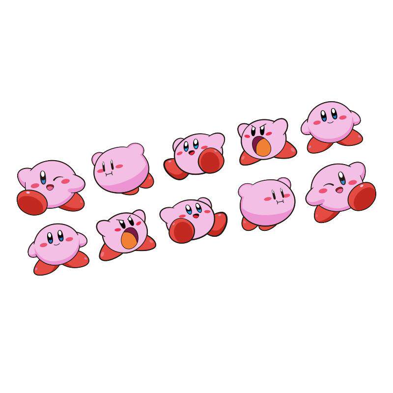 星之卡比划痕遮挡贴纸