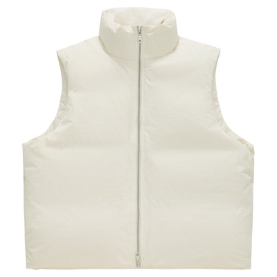 CLIMAX VISION优质鲜绒/内绗缝立领宽松休闲保暖羽绒马甲背心