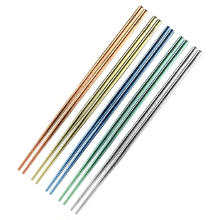 康宁纯钛筷子家用高档分餐筷高级抗菌防霉磨砂防滑一人一筷专用