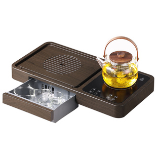 福也功夫茶具套装全自动一体消毒茶盘整套家用客厅茶道茶台几茶海