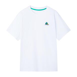 骆驼男装三防短袖t恤男2026新款夏季圆领户外印花休闲半袖体恤男