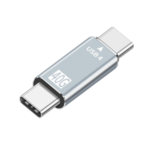 景赛typec转接头公对公数据PD快充ctoc双头USB4.0充电器公转母适用于手机笔记本USB3.1gen2雷电3快充接口