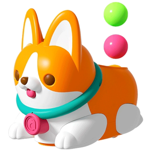 澳贝逗爬小柯基引导婴儿学爬行声控抛球0-12个月一岁宝宝玩具狗6