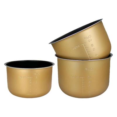 适用于美的电压力锅4L/5L/6L升黄晶不粘内胆锅芯内锅煲胆家用配件