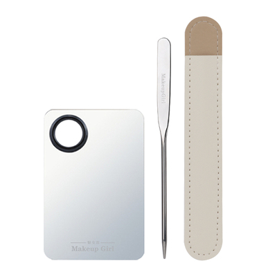 魅女郎粉底液调色板不锈钢粉底铲