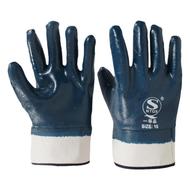 浸胶耐油全挂手套蓝大口耐用