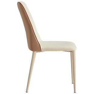 全友家居现代简约科技皮艺软包餐椅客厅靠背椅子家用凳子2025新款